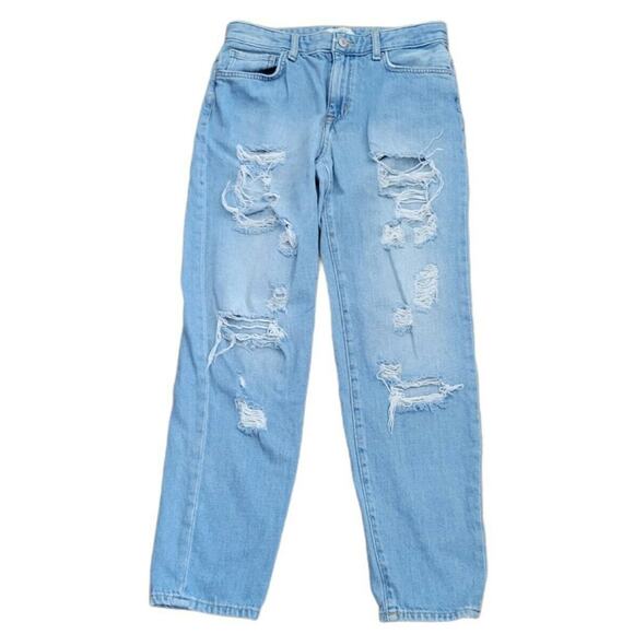 Forever 21 Light Wash Distressed Jeans Women's size 26 - Picture 1 of 8